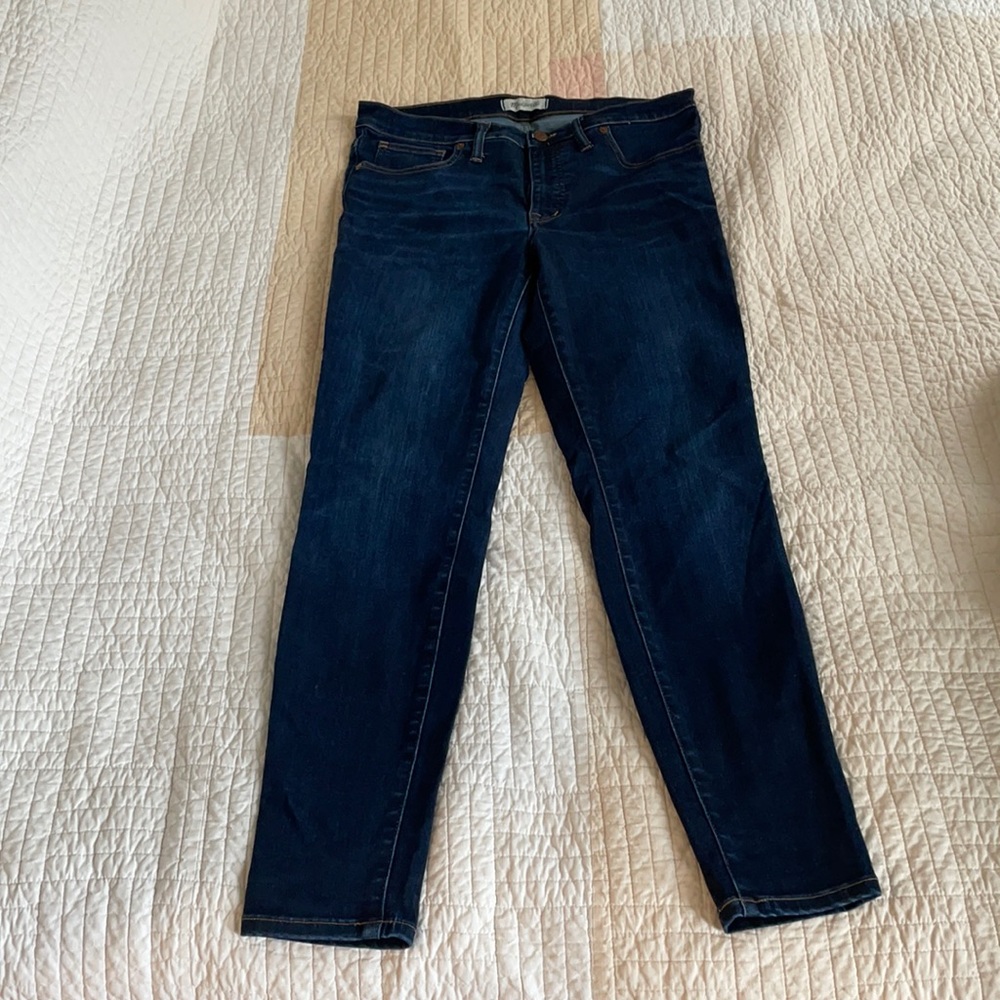 Madewell 9” high rise skinny jeans